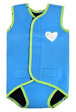 Load image into Gallery viewer, Turtle Tots Swim Wrap - Blue, Pink and Green
